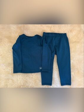 REI Kids Matching Thermal Blue Top and Pants
